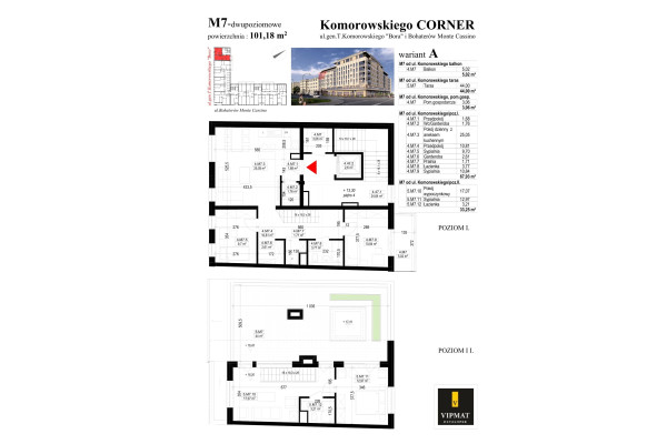 biłgorajski, Biłgoraj, al. gen. Tadeusza Bora-Komorowskiego, Nowe mieszkanie M 6A; 104,18 m2 Komorowskiego CORNER